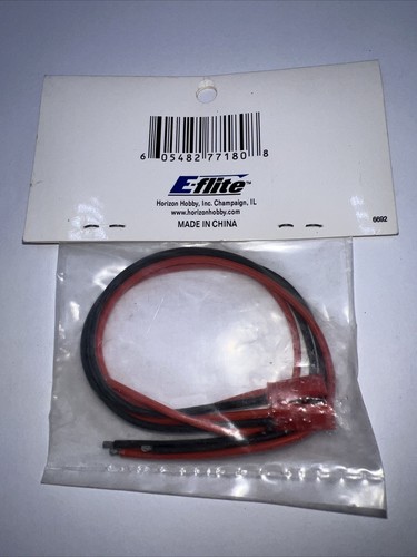 20 Gauge JST Male Connector with Lead (2) E-Flite EFLA242 NEW in Package - Picture 2 of 2