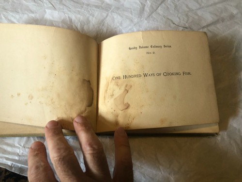Filippini / ONE HUNDRED RECIPES For COOKING And SERVING FISH 1892 1st ed - Bild 3 von 6