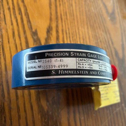 S. Himmelstein & Company 2540 (2-3) Precision Strain Load Cell 2000lb Torque - Picture 3 of 15