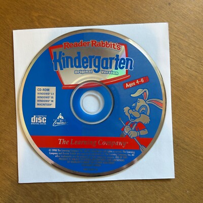 Reader Rabbit's Kindergarten Windows/Mac Game