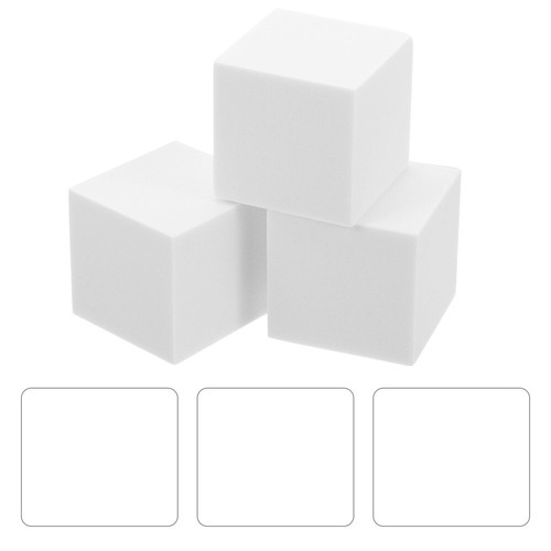 6Pcs DIY Blank Foam Cube Smooth Blank Foam Craft Making Foam Cube Crafts - Picture 7 of 12