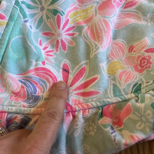 Lilly Pulitzer Mini Killian Popover Magical Mary Unicorn Girls L 8-10 Top Blue - Picture 9 of 9