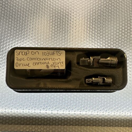 Snap-On 3 pc Combination Drive Universal Joint Set 103UFTS BRAND NEW