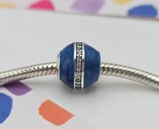 Authentic Pandora Silver Orbit Night Sky Charm