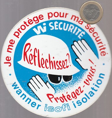 AUTOCOLLANTS C34 Sécurité. WANNER ISOFI ISOLATION | eBay