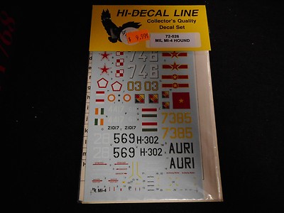 Hi-Decal Line - MIL MI-4 Hound Decals