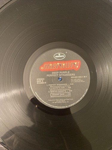Deep Purple Lp Perfect Strangers 1984 V. G / Vinyl N. M Original Press - Picture 4 of 6