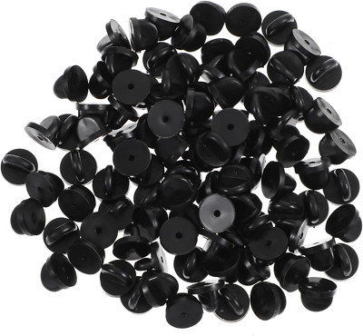100 Stück Anstecker Pin Verschluss Gummi Tie Tack Pin Backing Schmetterlingsvers