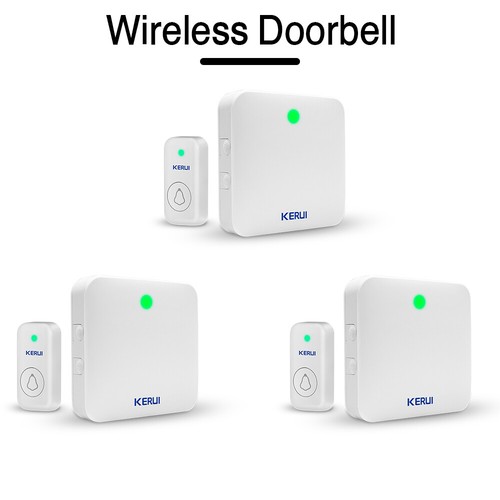 KERUI Wireless Doorbell Plug-In LED Lights Waterproof Long Range Receiver Remote