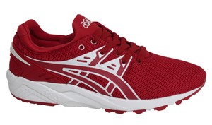 Asics Gel Kayano Evo Red Lace Up Mens Textile Trainers H71SQ 2501 M9 ... Image is loading Asics-Gel-Kayano-Evo-Red-Lace-Up-Mens-