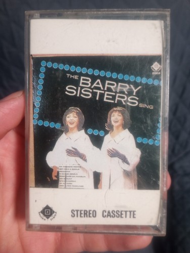 The Barry Sisters Sing cassette tape. My Yiddishe Momme, Abi Gezunt, Yiddish