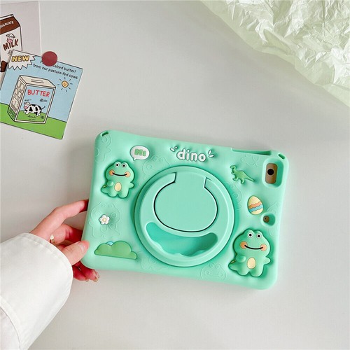 Kids Cartoon Dinosaur Case For iPad 10.9" 10.2" 9.7" Air Mini Pro 11 Stand Cover - Picture 18 of 20
