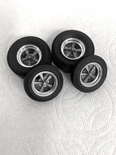1:64 American Racing Torq Thrust Wheels On Pie Crust Rear and Skinny Front Tires