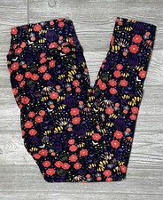 NEW Vintage LuLaRoe TC Tall  Curvy Leggings Multicolored Abstract Floral