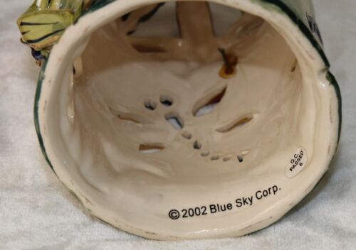 Heather Goldminc Blue Sky Corp Dragonfly House Lusterware Candle Holder No Base - Picture 11 of 19
