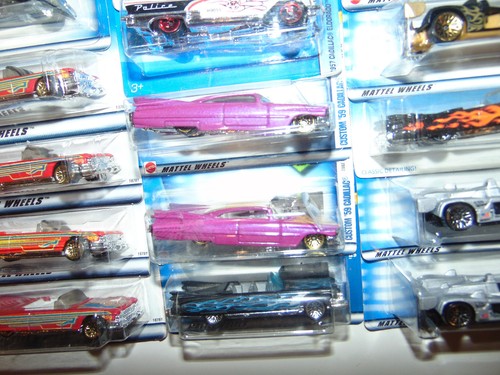 22) Hot Wheels CADILLAC 59 Classic Caddy Custom BLUE CARD VINTAGE DIECAST LOT - Picture 5 of 11