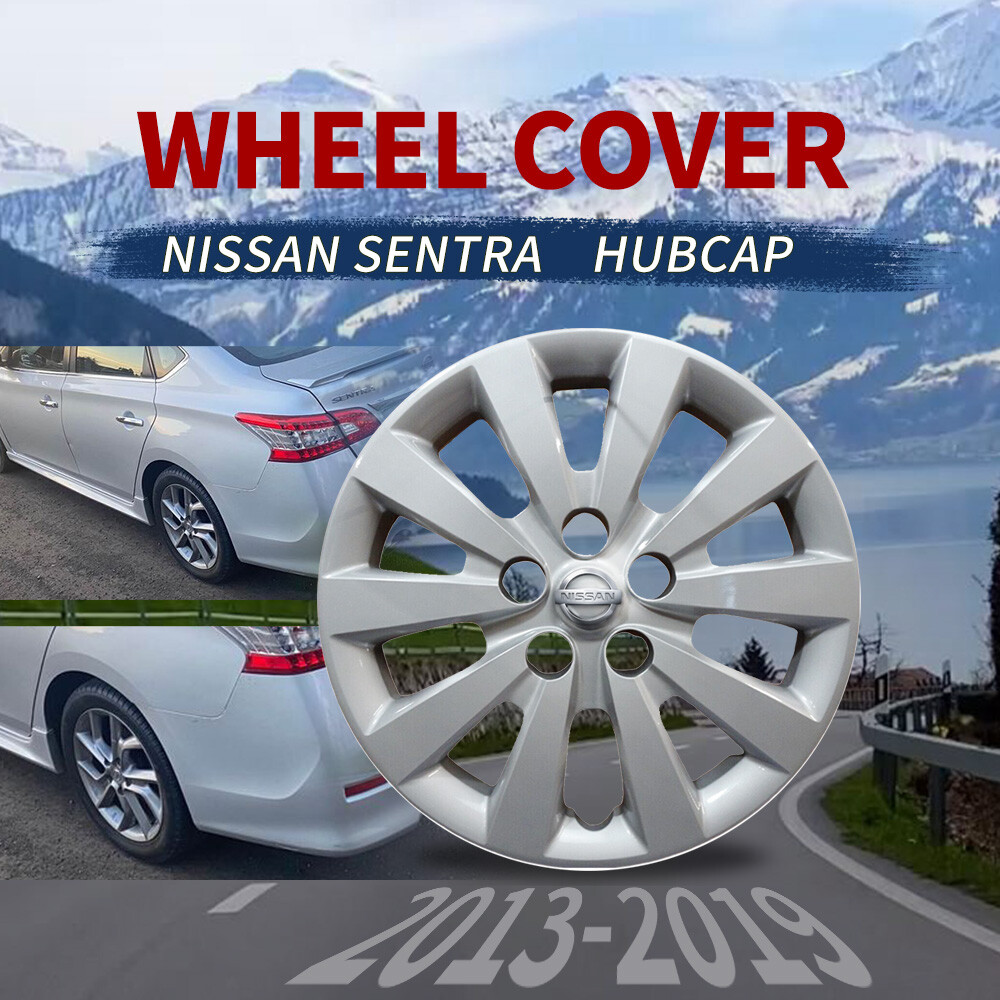 New 16-inch Push-On Hubcap for 2013-2019 Nissan Sentra Gas Models