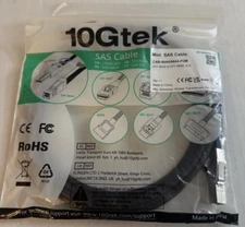 10G 10Gtek External HD Mini SAS SFF 8644 to SFF 8644 2 Meter CAB-8644