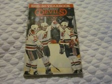 1985-86 NEW JERSEY DEVILS YEAR BOOK SIGNED AUTOGRAPHED BY 16-DANEYKO RC GRAPH