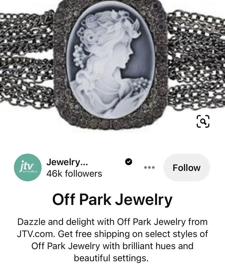 Pulsera camafeo gris metal pistola con cadena ahumada multicapa colección fuera del parque Foto 3 de 3