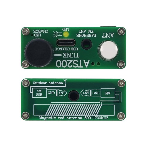 ATS200 Full Band Radio Receiver Aviation Band Radio SSB LSB FM AM Bluetooth 5.3 - Picture 8 of 11