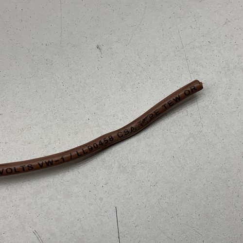 (50ft) BROWN 14AWG Stranded MTW Copper Wire 600V #14 Gauge - Picture 8 of 11