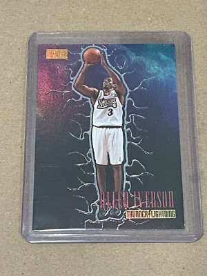 1997-98 Skybox Premium Allen Iverson Thunder Lightning | eBay
