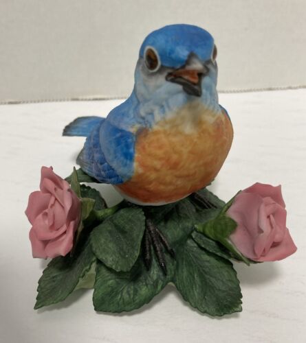 Vintage Lenox Eastern Bluebird Porcelain Figurine - Picture 2 of 7