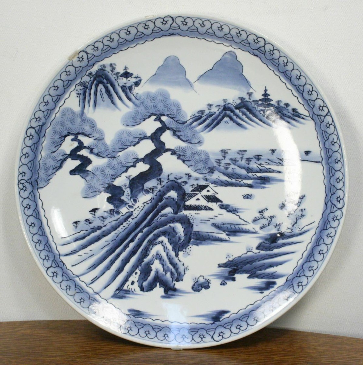 decorative plate blue and white oriental plates