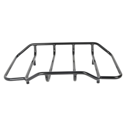 Black Luggage Top Rack For Pack Harley HD Touring FLHR FLHX FLHT FLHTCU - Picture 5 of 17