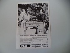advertising Pubblicità 1968 MACCHINA PER CUCIRE PFAFF 260