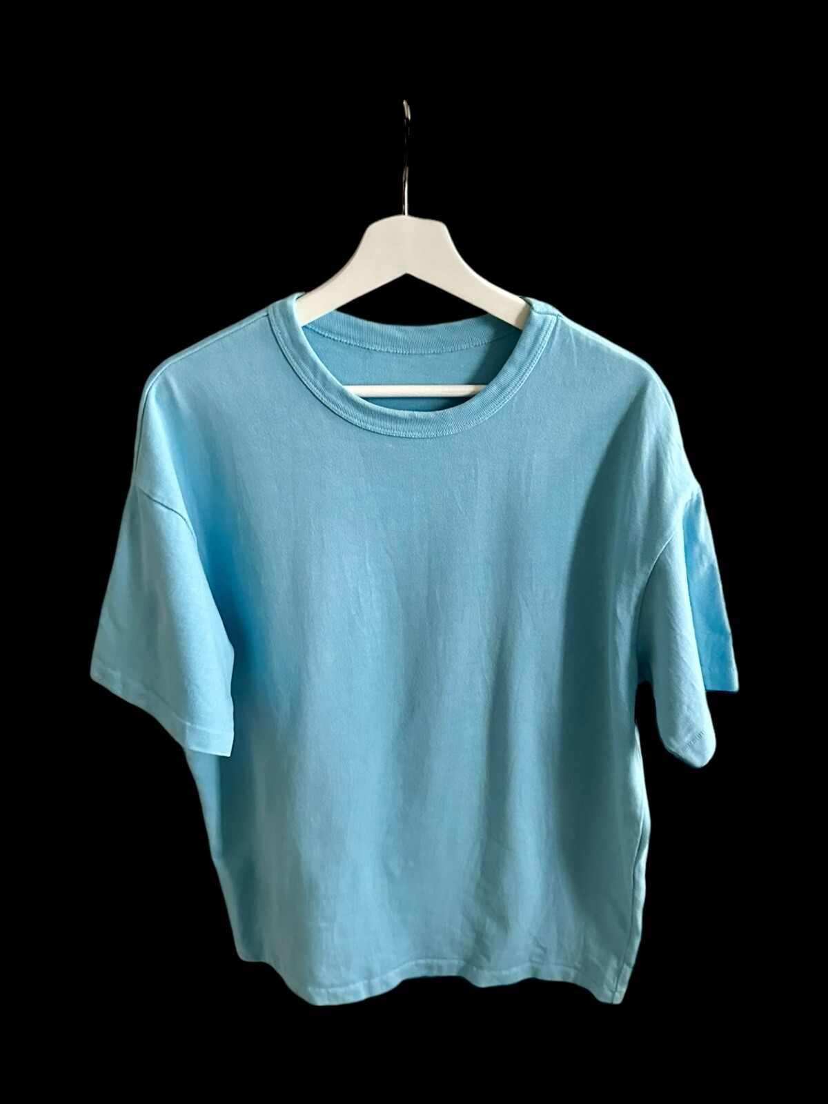 MadHappy Basic Light Blue Blank Single Stitch Hea… - image 3