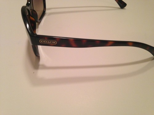 NEW w/ Tags Coach Sunglasses Women's Brown Lens Cheetah Print Frames Orig.$109 - Picture 4 of 6