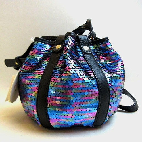 See by Chloe Vicky Evening Multicolor Sequin Leather Mini Shoulder Bag