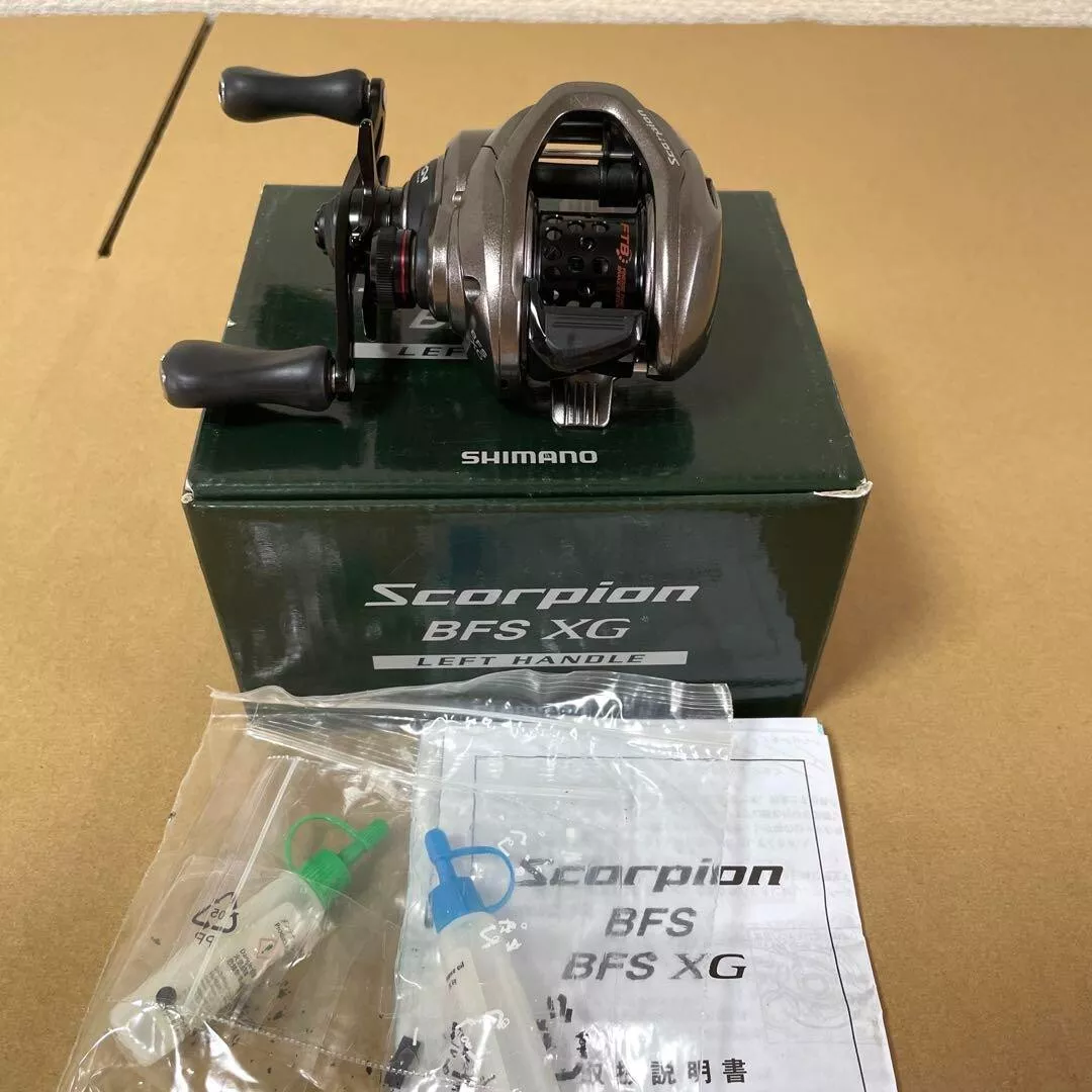 Shimano 17 Scorpion BFS XG Left Bait Casting Reel In Box