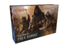 FIREFORGE GAMES FWNO04-BS FORGOTTEN WORLD NORTHMEN FOLK RABBLE 18 MULTIPART 28mm