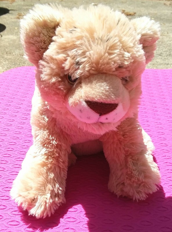WILD REPUBLIC LION BABY STUFFED ANIMAL - 12 IN. TALL