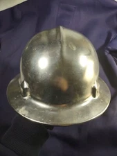 Vintage Jackson Products Hard Hat Aluminum Mining Helmet Construction