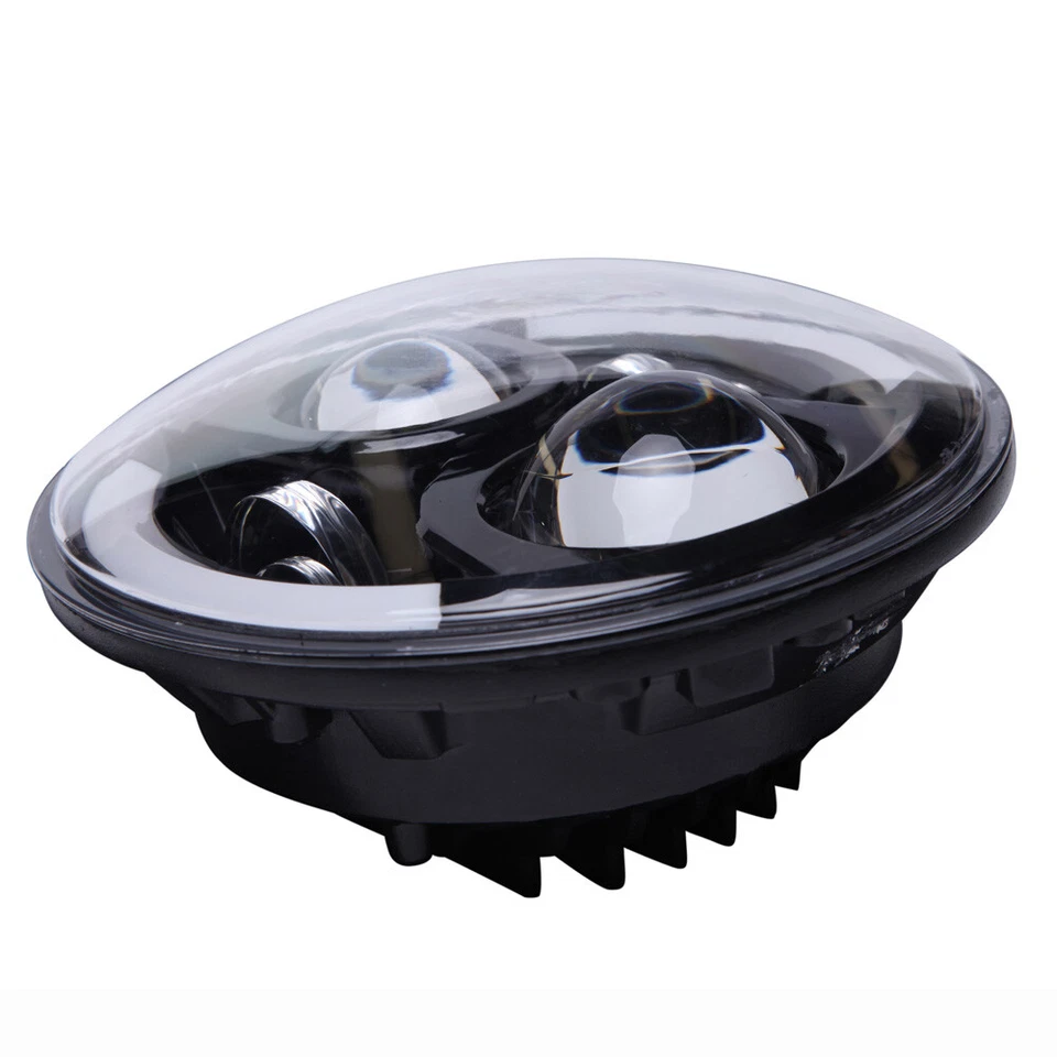 Faro redondo LED DRL de 7" para motocicleta Triumph Thruxton 900 1200 TFC RS especificaciones Foto 4 de 4