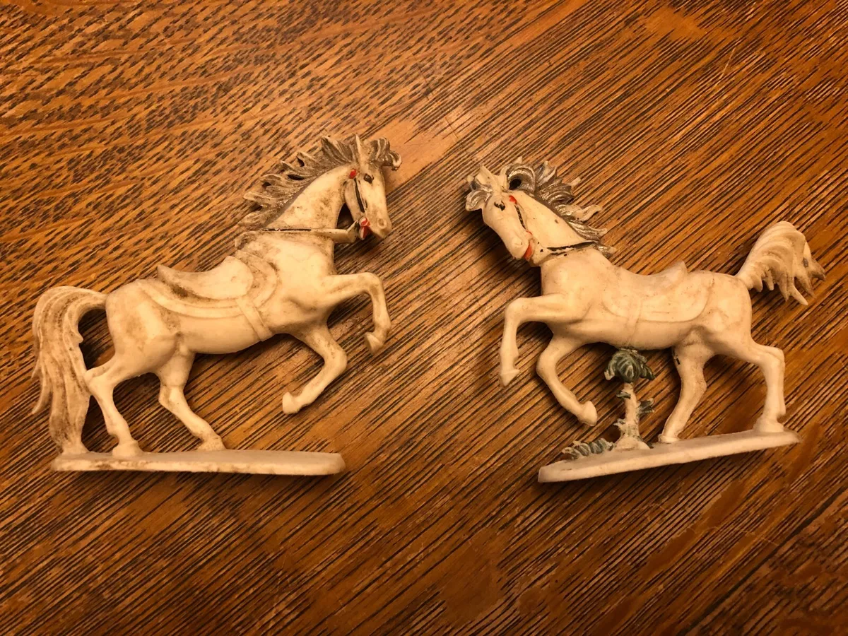 Vintage cheap plastic horses