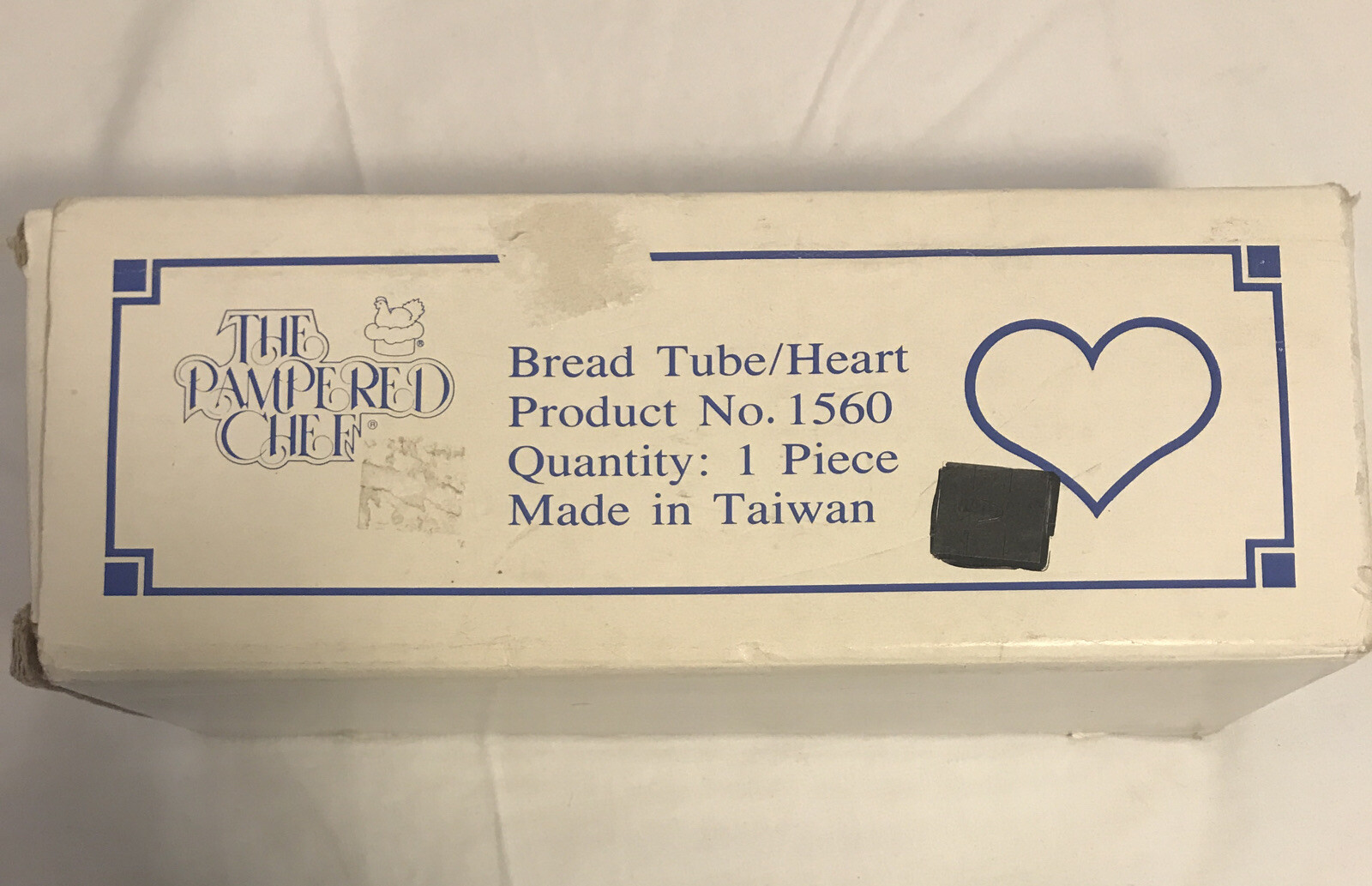 Pampered Chef Heart Bread Tube #1560 New Open Box