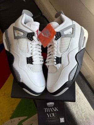Air Jordan Retro 4 White Cement 2025 Size 12 Brand New Original Box
