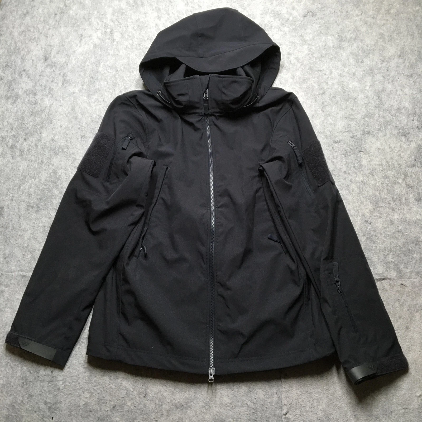 Condor Summit Zero Jacket Mens Large Blue Softshell Hooded Tactical Outdoor