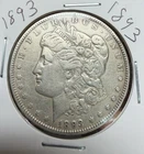 1893 P Morgan Silver Dollar KEY DATE XF+ DETAILS!