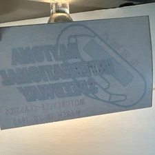 March 1965 Daytona Speedway Motorcycle Classics Race Decal
