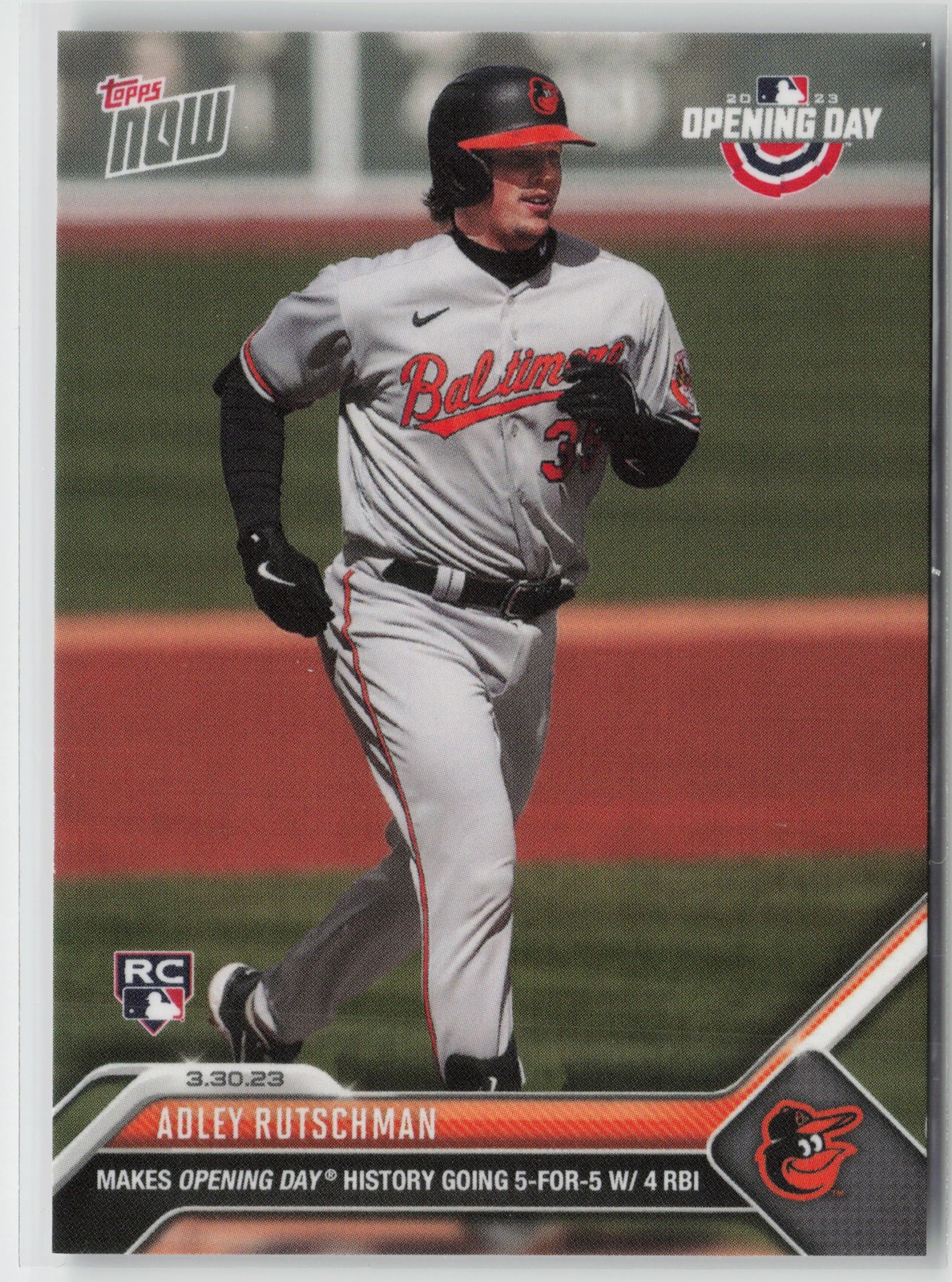2023 Topps Now #4 Adley Rutschman