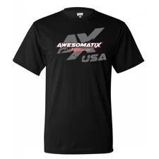 AUSA-T-BLK-SOFT-L  Awesomatix USA Comfort Black T-Shirt - L