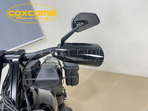 Handlebar Hand Guards Wind Deflector Shield For Harley Road Glide FLTRX FLTRXSE - Picture 4 of 25