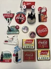 Coca Cola Coke Refrigerator Magnets Vintage - Lot of 16 90s