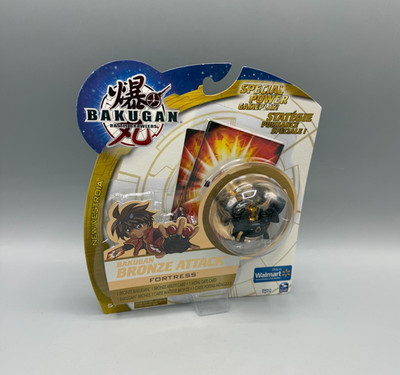 Bakugan Fortress Bronze Attack B2 Black Gold Battle Brawlers Walmart Exclusive